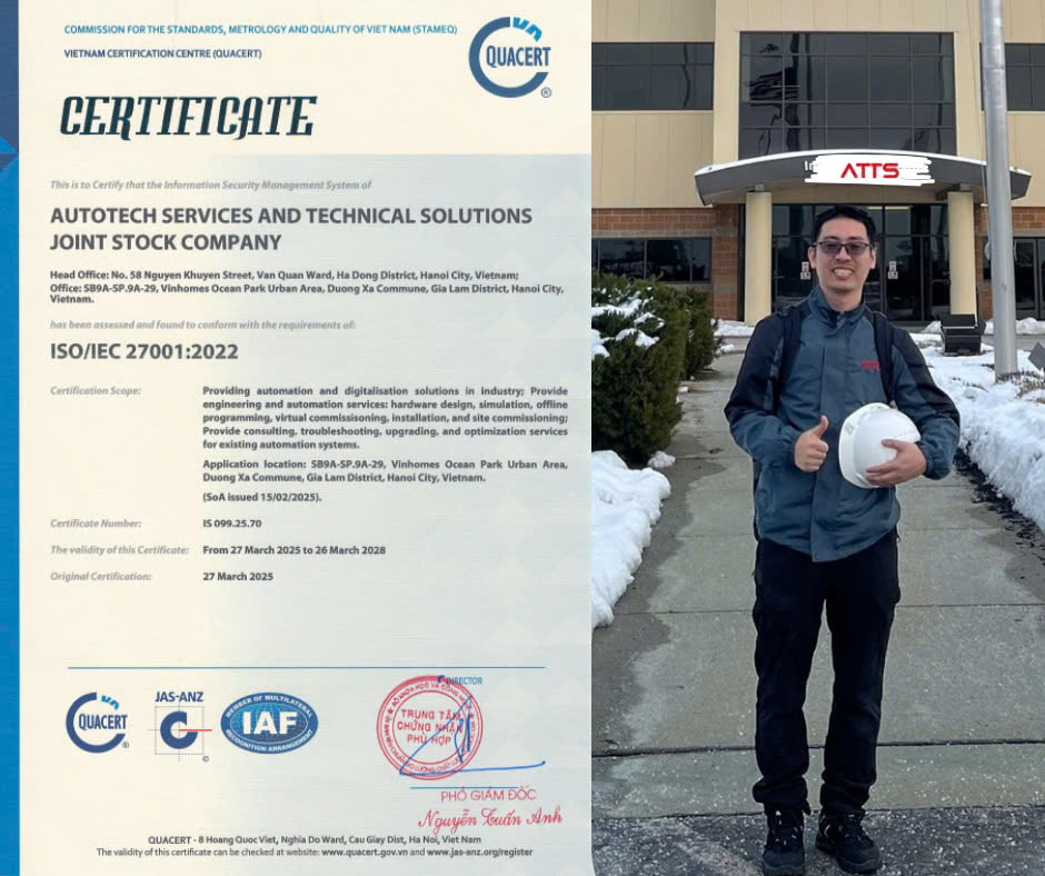 ATTS awarded ISO certification