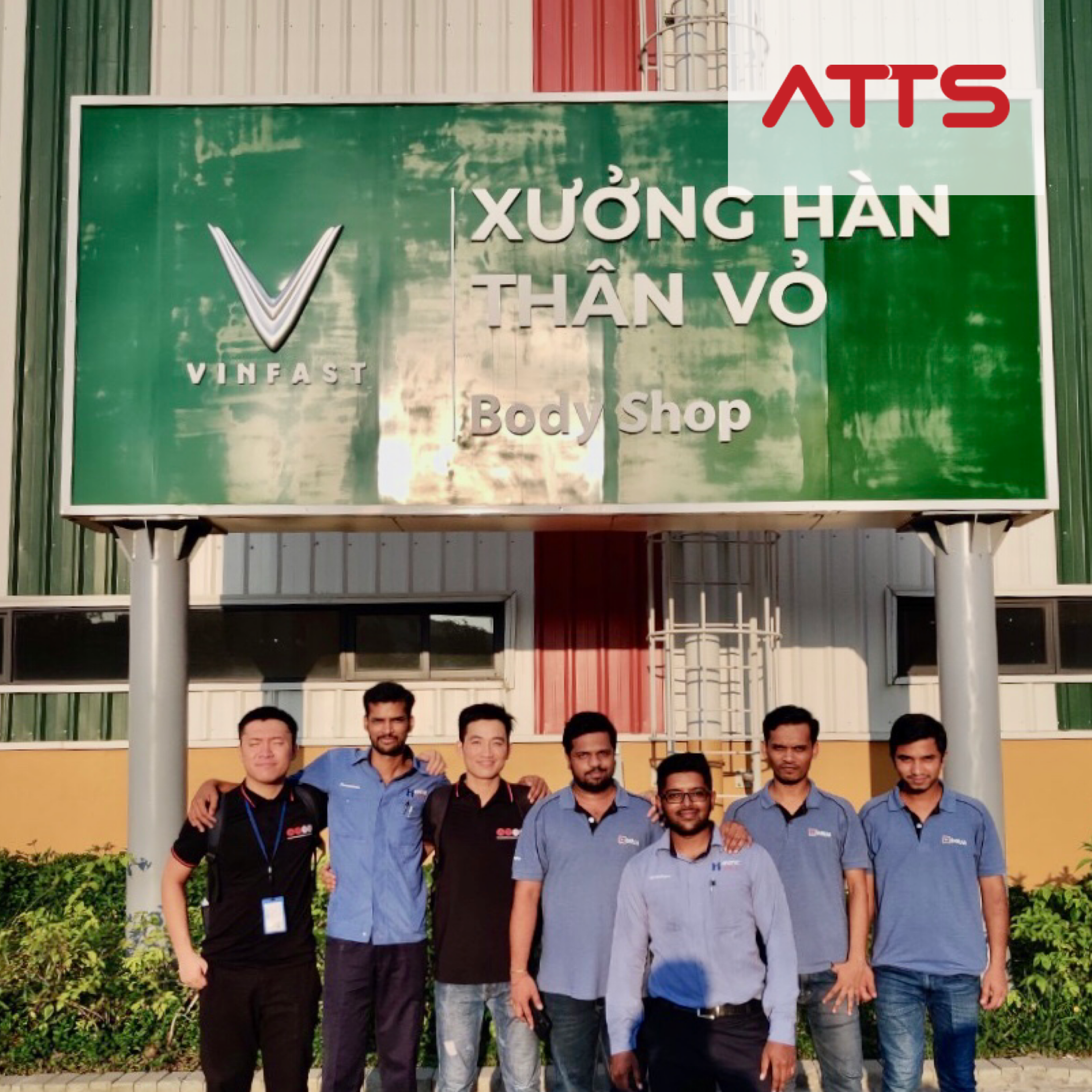 ATTS Vietnam’s (Autotech) engineers at VinFast’s Body Shop