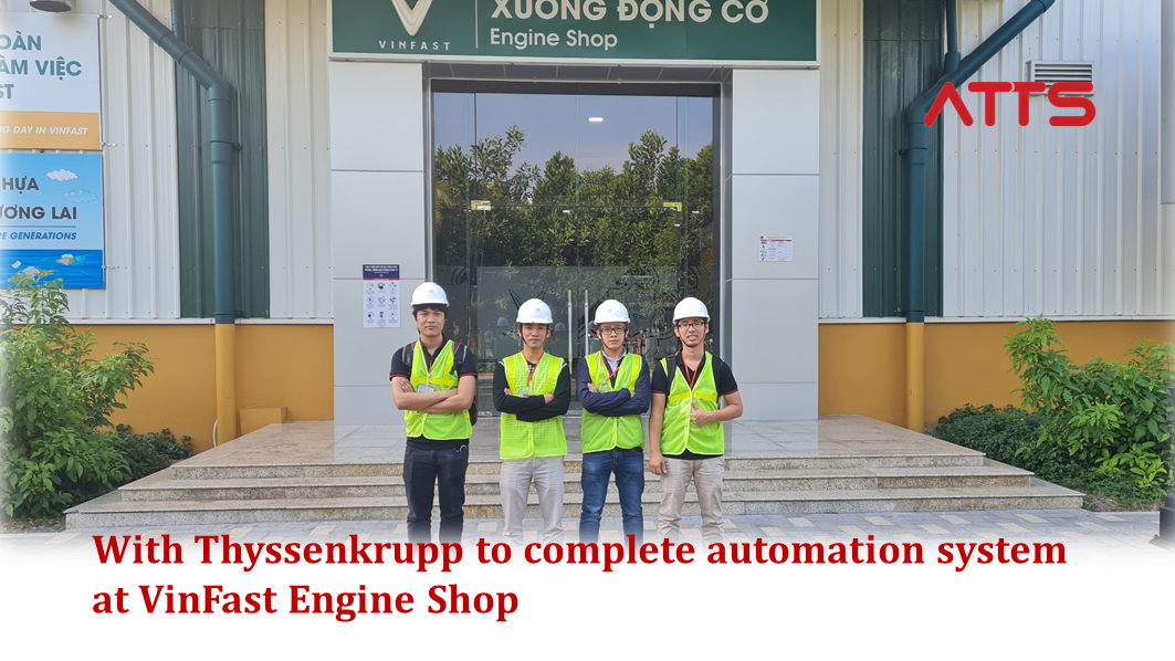 ATTS Vietnam engineers at VinFast Engine Shop