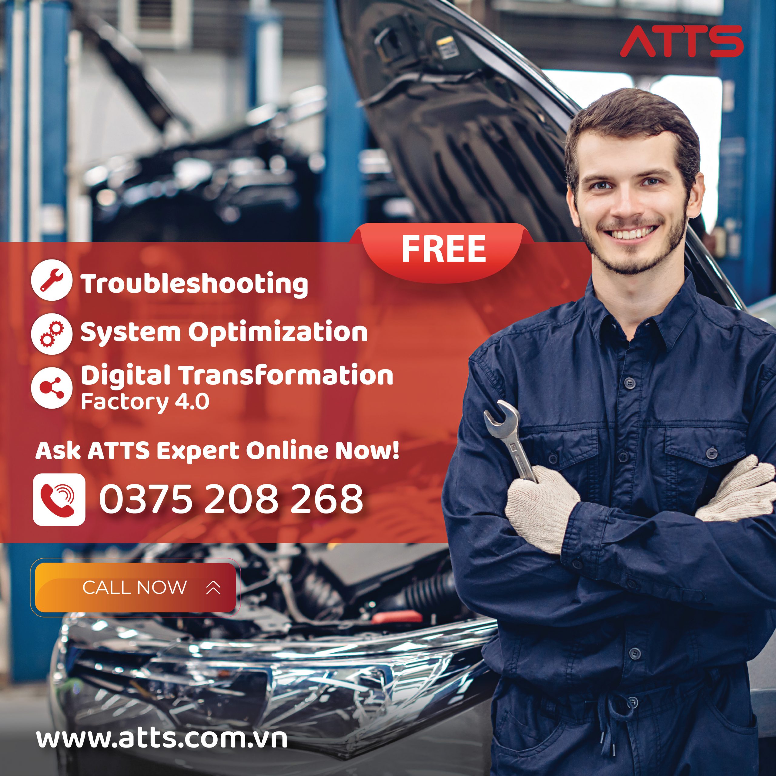 Contact us now to get a FREE consultation from ATTS experts