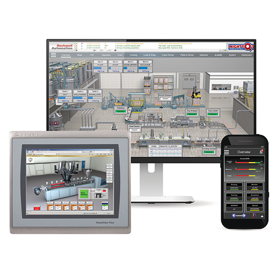 FactoryTalk View offers the most complete and optimal features if combined with Rockwell’s hardware